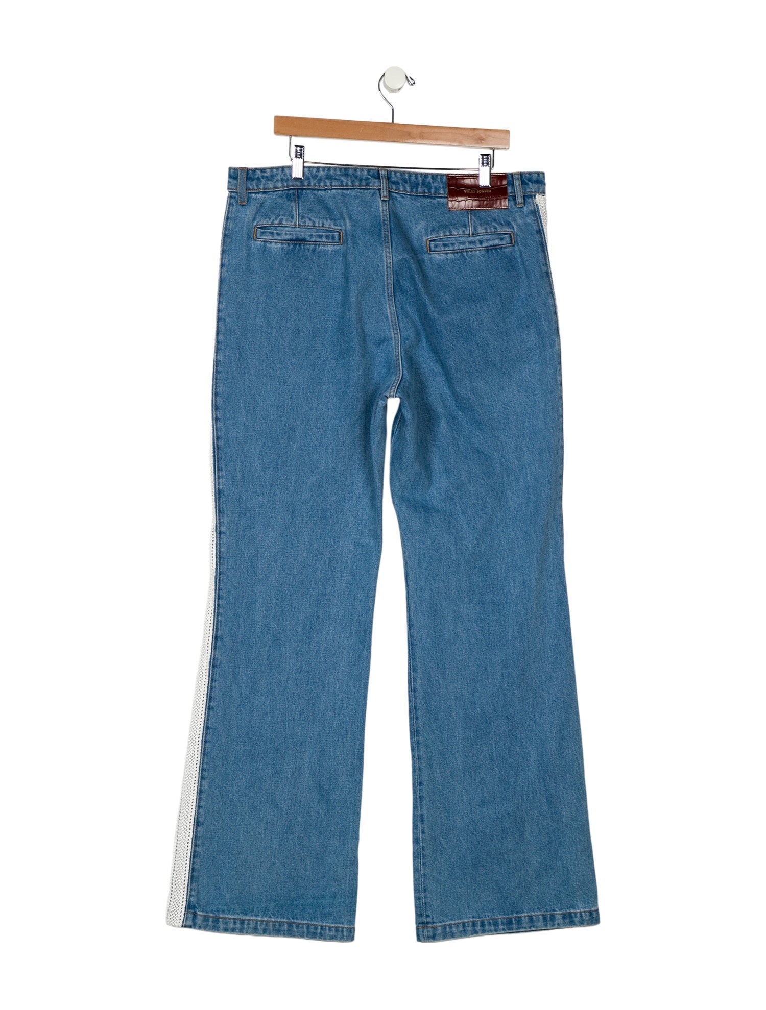 Wales Bonner High-Rise Wide Leg Jeans