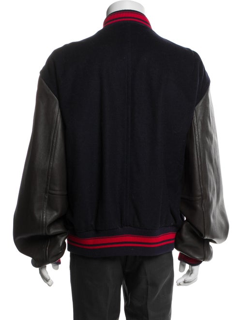 Wales Bonner Wool Striped Varsity Jacket