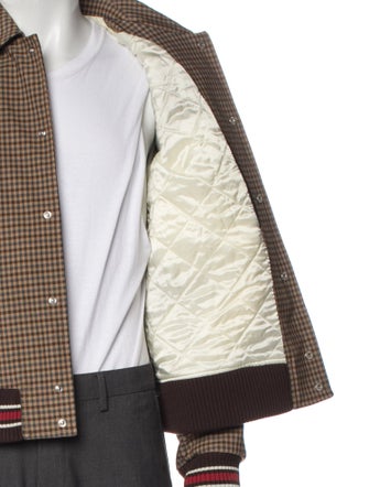 Wales Bonner Graphic Print Varsity Jacket