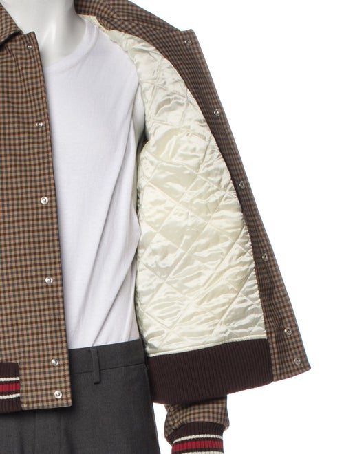 Wales Bonner Graphic Print Varsity Jacket