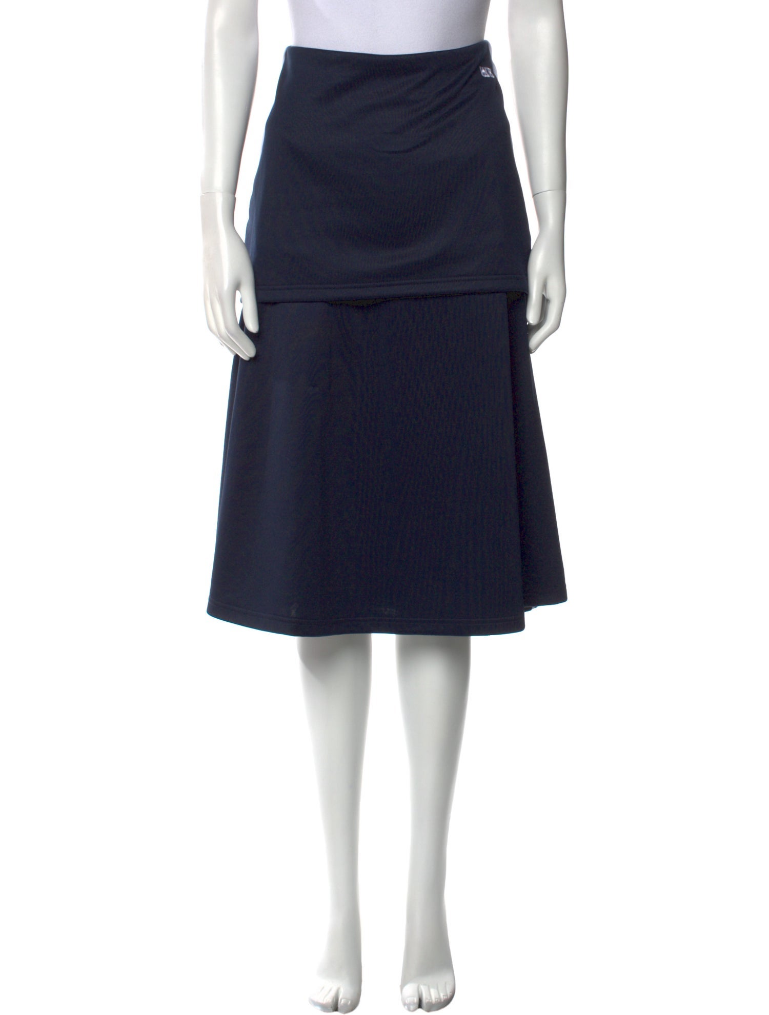 Wales Bonner Embroidered Accent Knee-Length Skirt w/ Tags