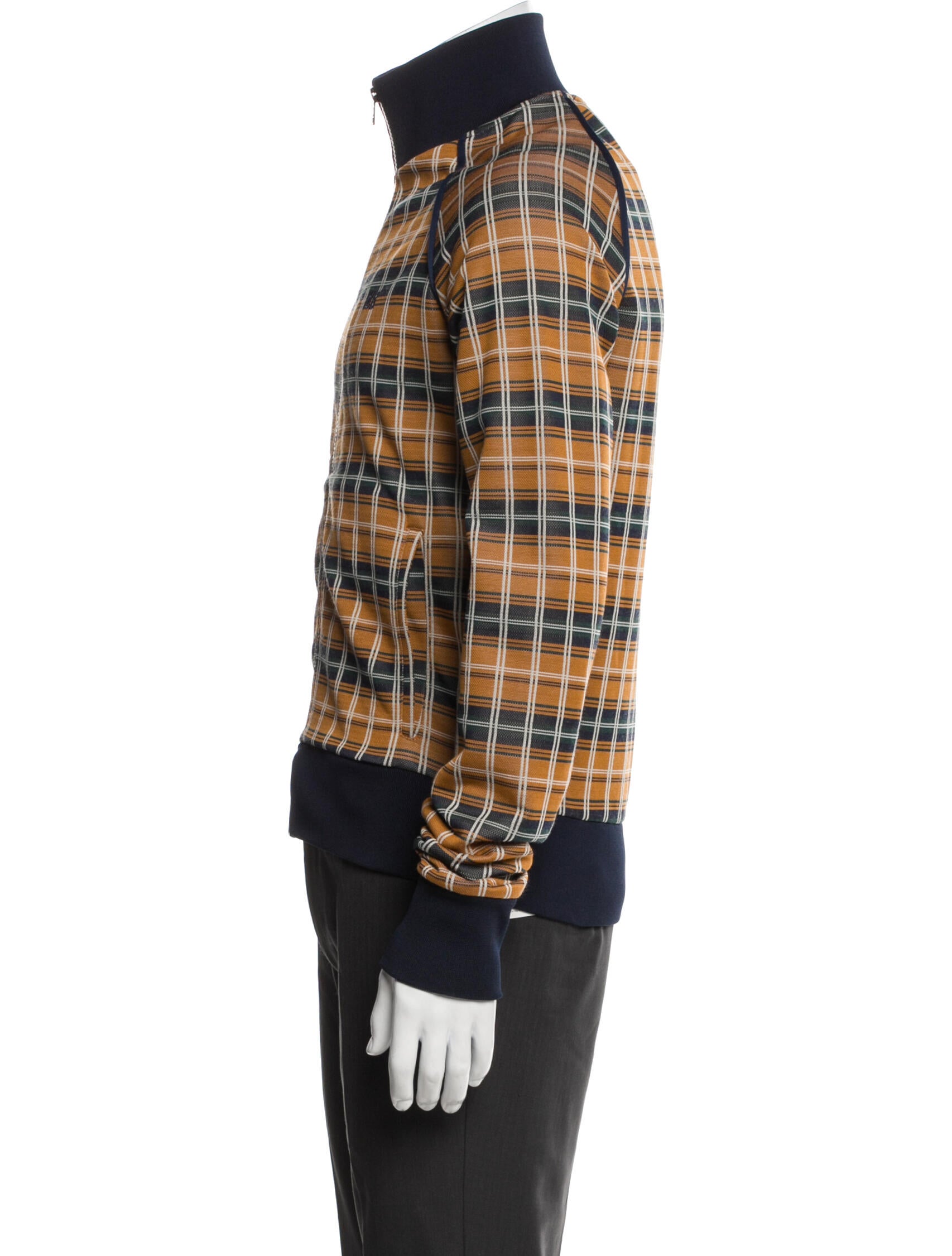 Wales Bonner Plaid Print Jacket