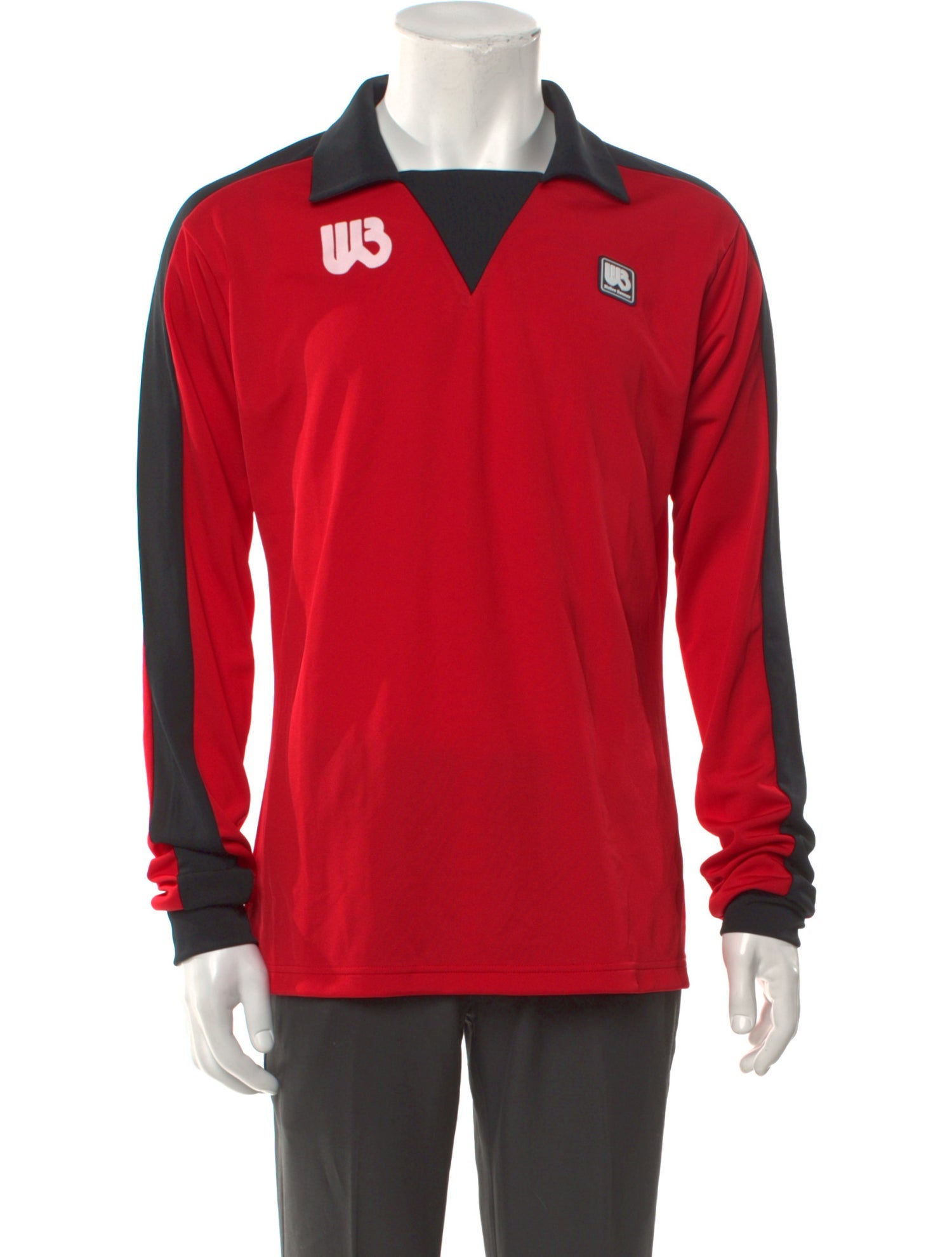 Wales Bonner Graphic Print Collar T-Shirt w/ Tags