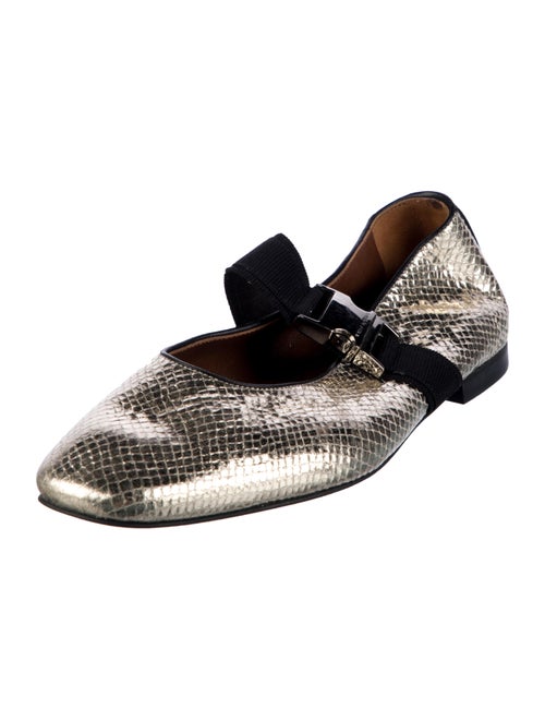 Wales Bonner Patent Leather Mary Jane Flats