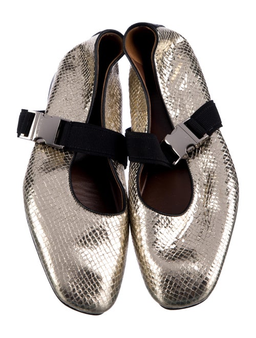 Wales Bonner Patent Leather Mary Jane Flats