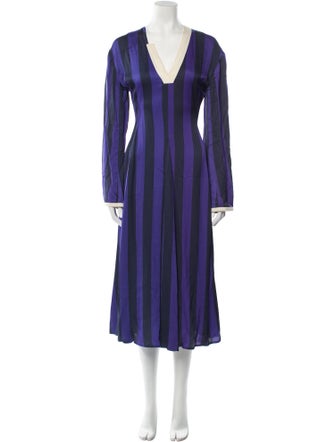 Wales Bonner Silk Long Dress