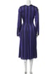 Wales Bonner Silk Long Dress