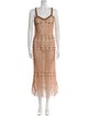 Wales Bonner Linen Midi Length Dress