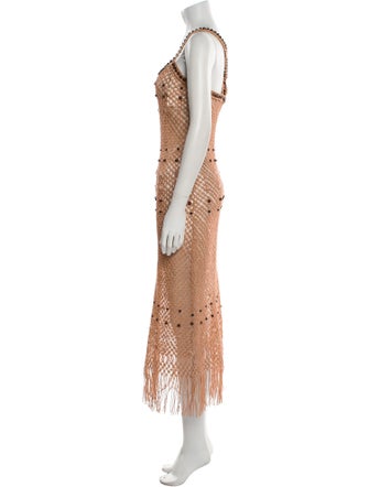 Wales Bonner Linen Midi Length Dress