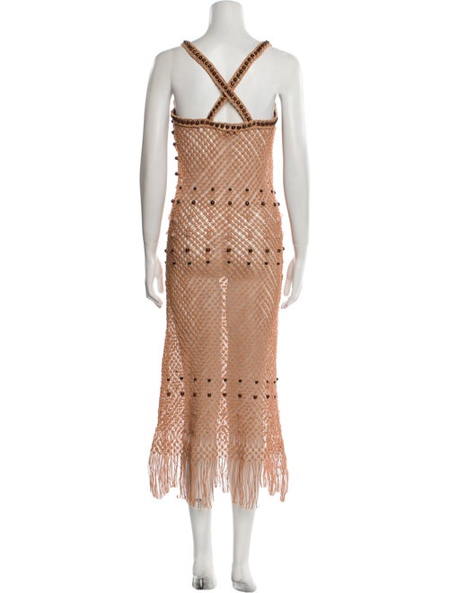 Wales Bonner Linen Midi Length Dress