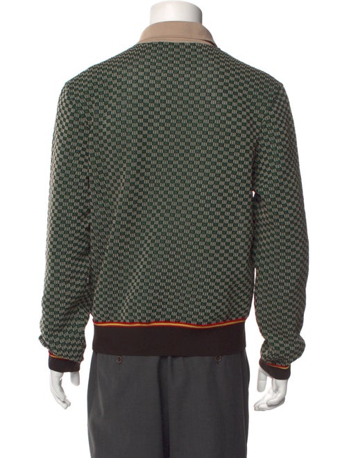 Wales Bonner Printed Collar Polo Sweater