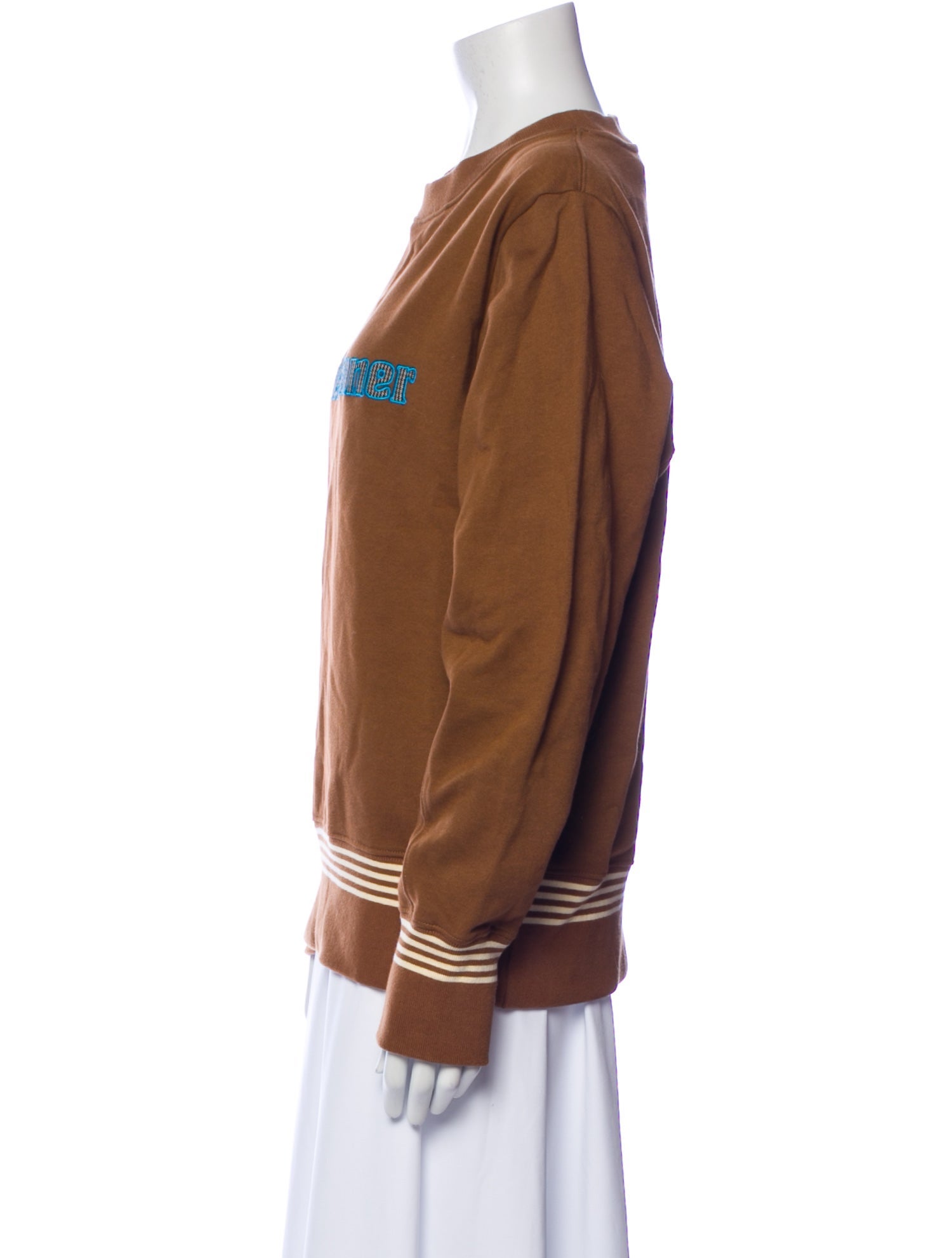 Wales Bonner Graphic Print Crew Neck Sweatshirt w/ Tags