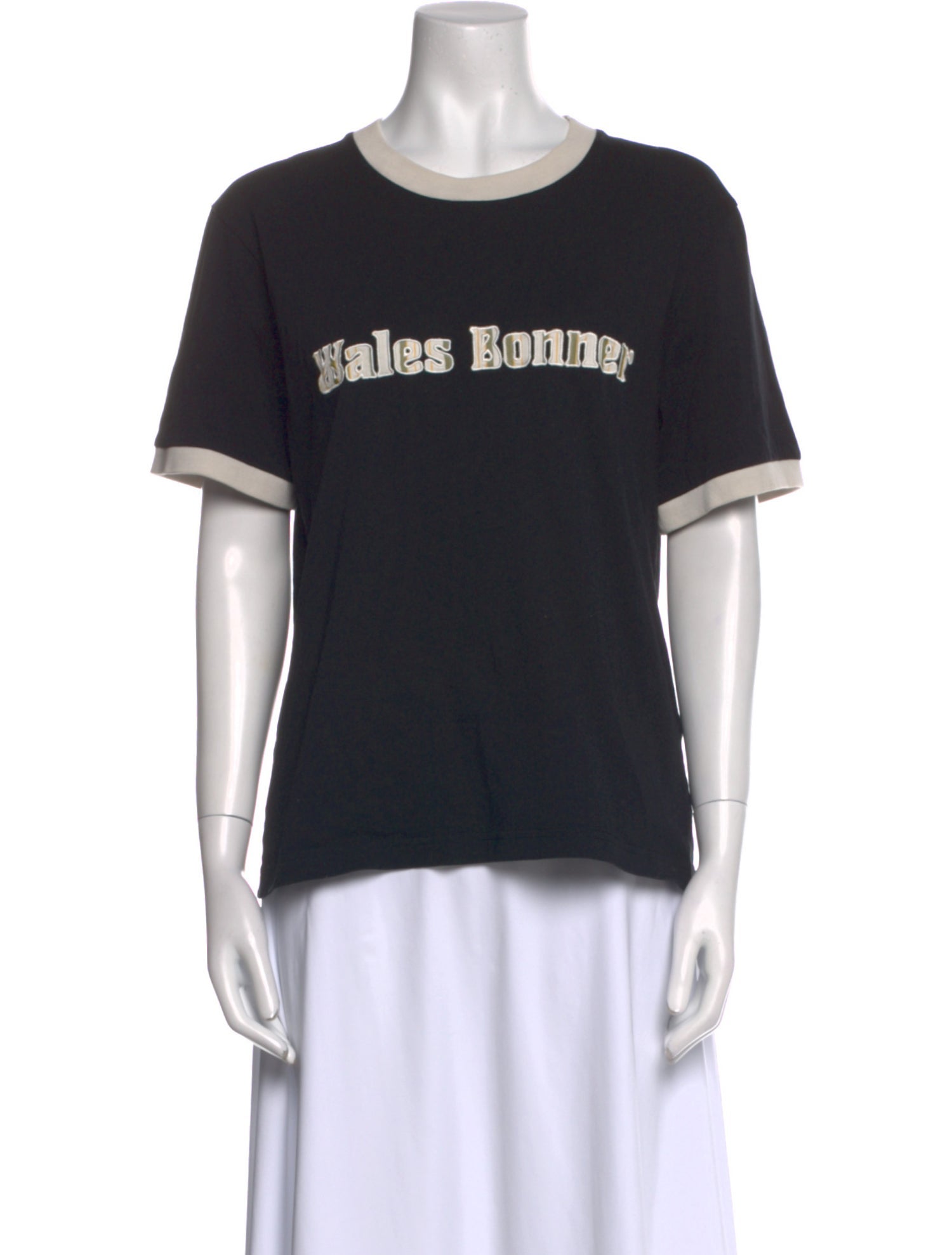 Wales Bonner Graphic Print Crew Neck T-Shirt