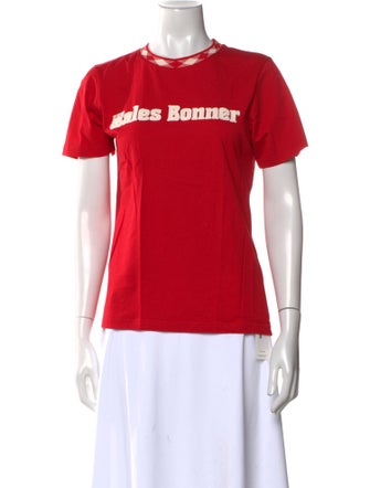 Wales Bonner Graphic Print Crew Neck T-Shirt