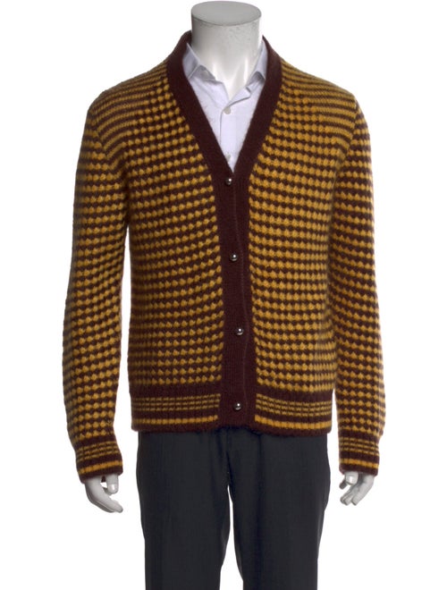 Wales Bonner Mohair Striped Cardigan