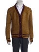 Wales Bonner Mohair Striped Cardigan