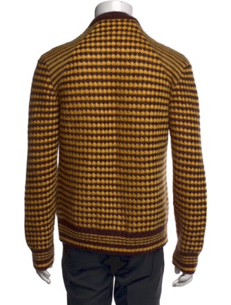 Wales Bonner Mohair Striped Cardigan