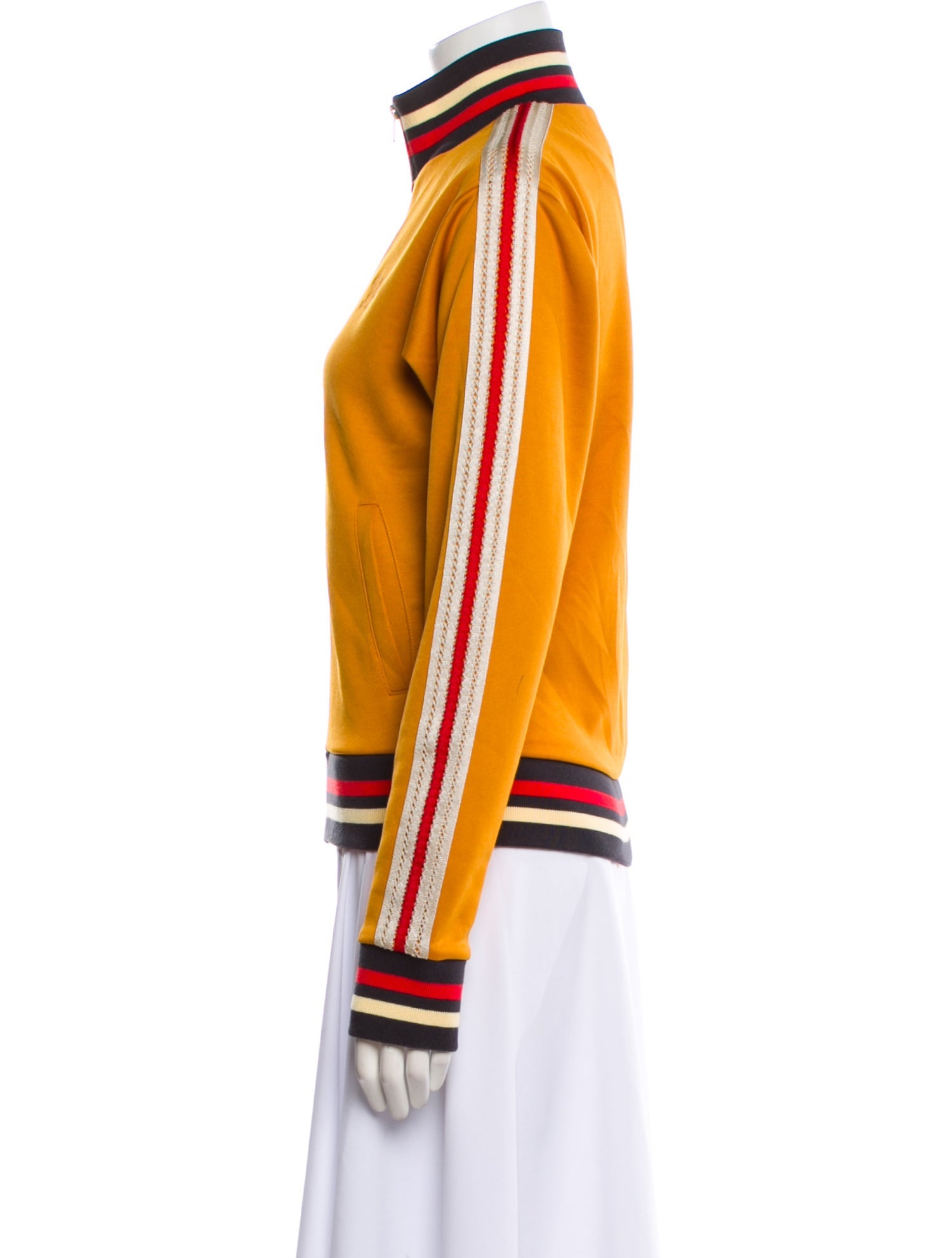 Wales Bonner Colorblock Pattern Bomber Jacket