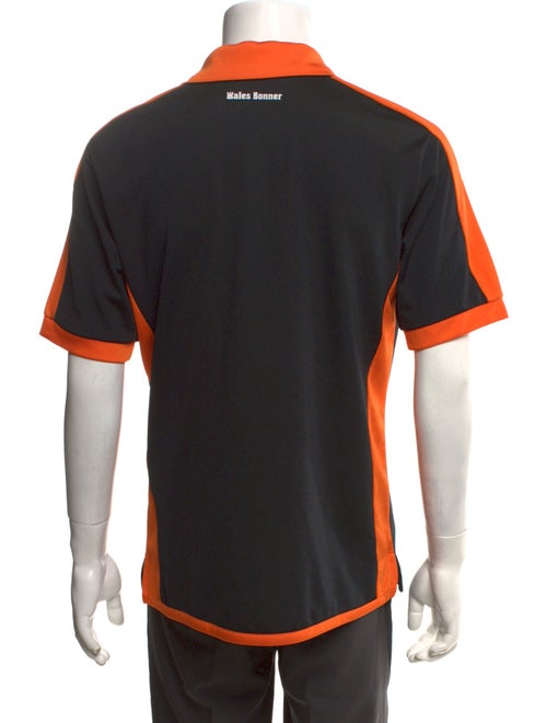 Wales Bonner Striped Collar Polo Shirt