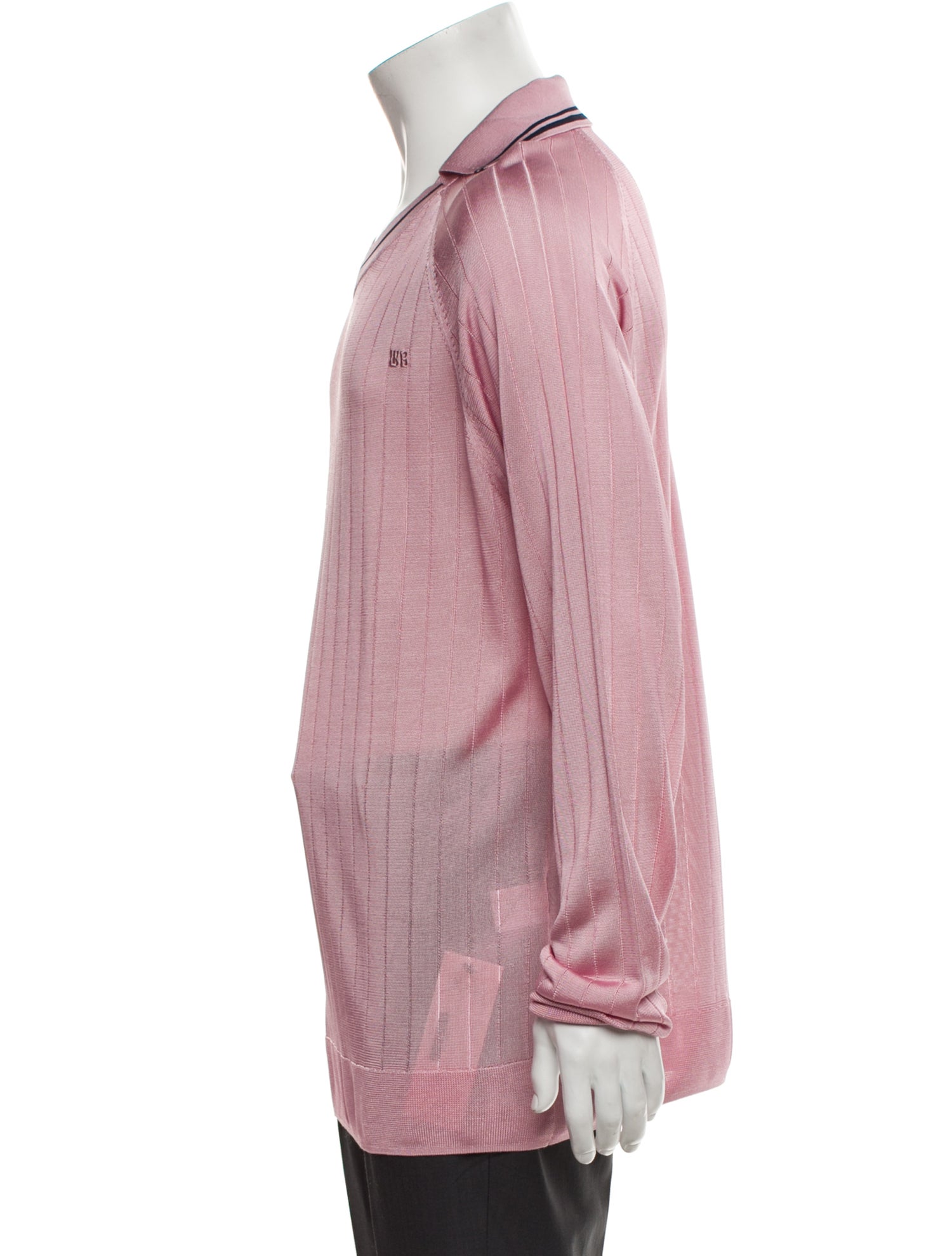 Wales Bonner Crew Neck Long Sleeve Polo Shirt