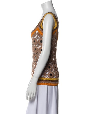 Wales Bonner Printed V-Neck Top