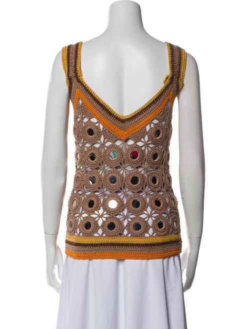 Wales Bonner Printed V-Neck Top