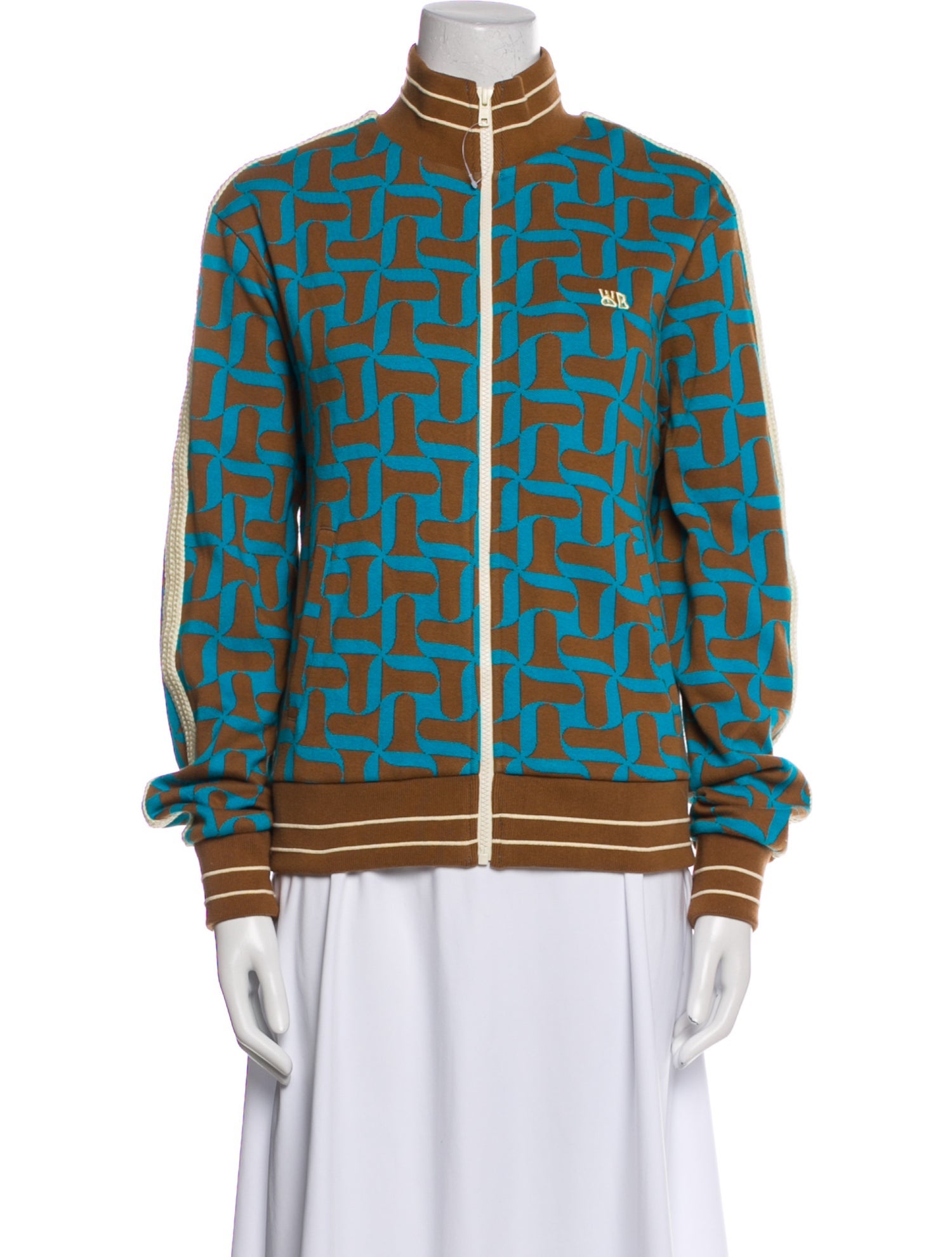 Wales Bonner Printed Bomber Jacket w/ Tags