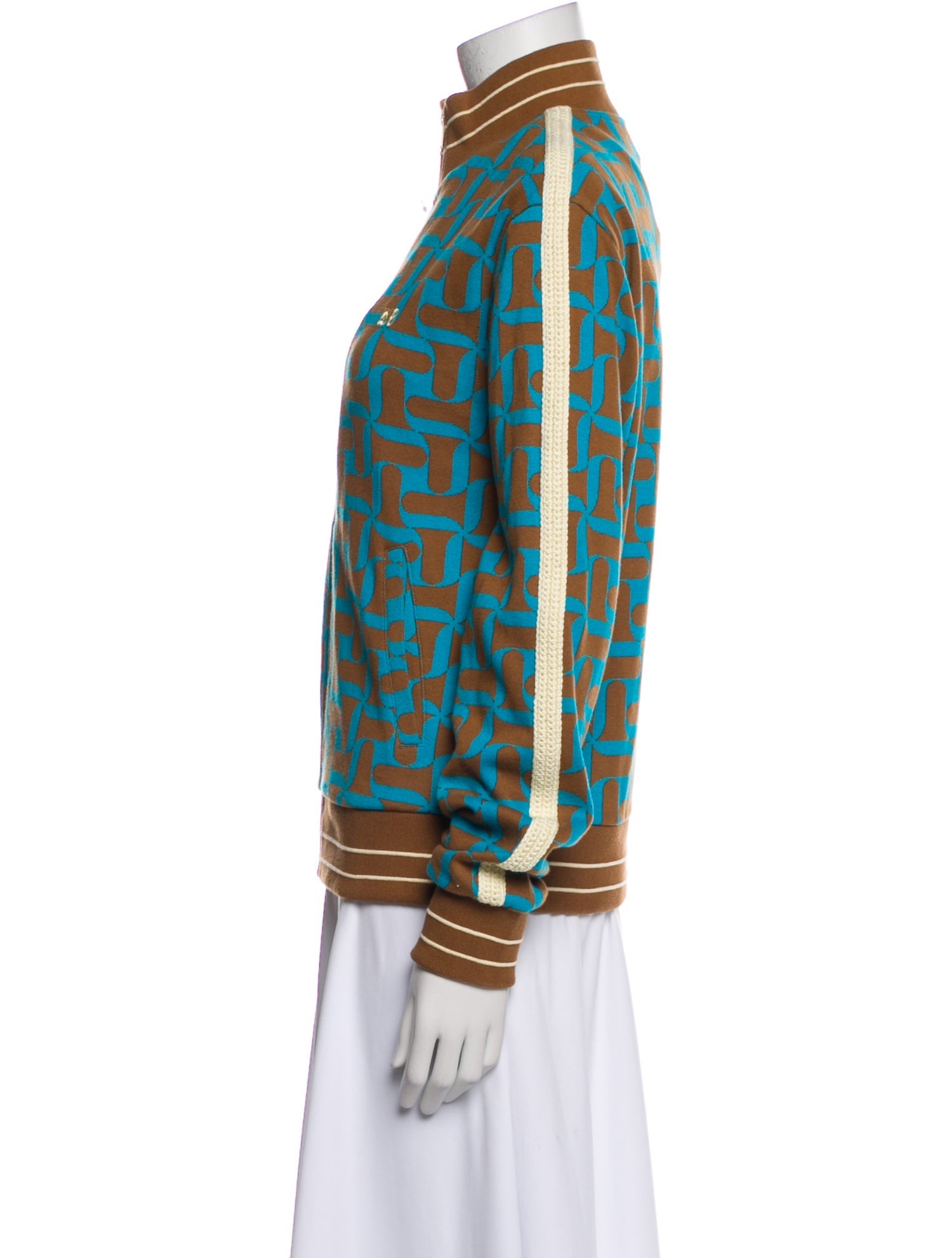 Wales Bonner Printed Bomber Jacket w/ Tags