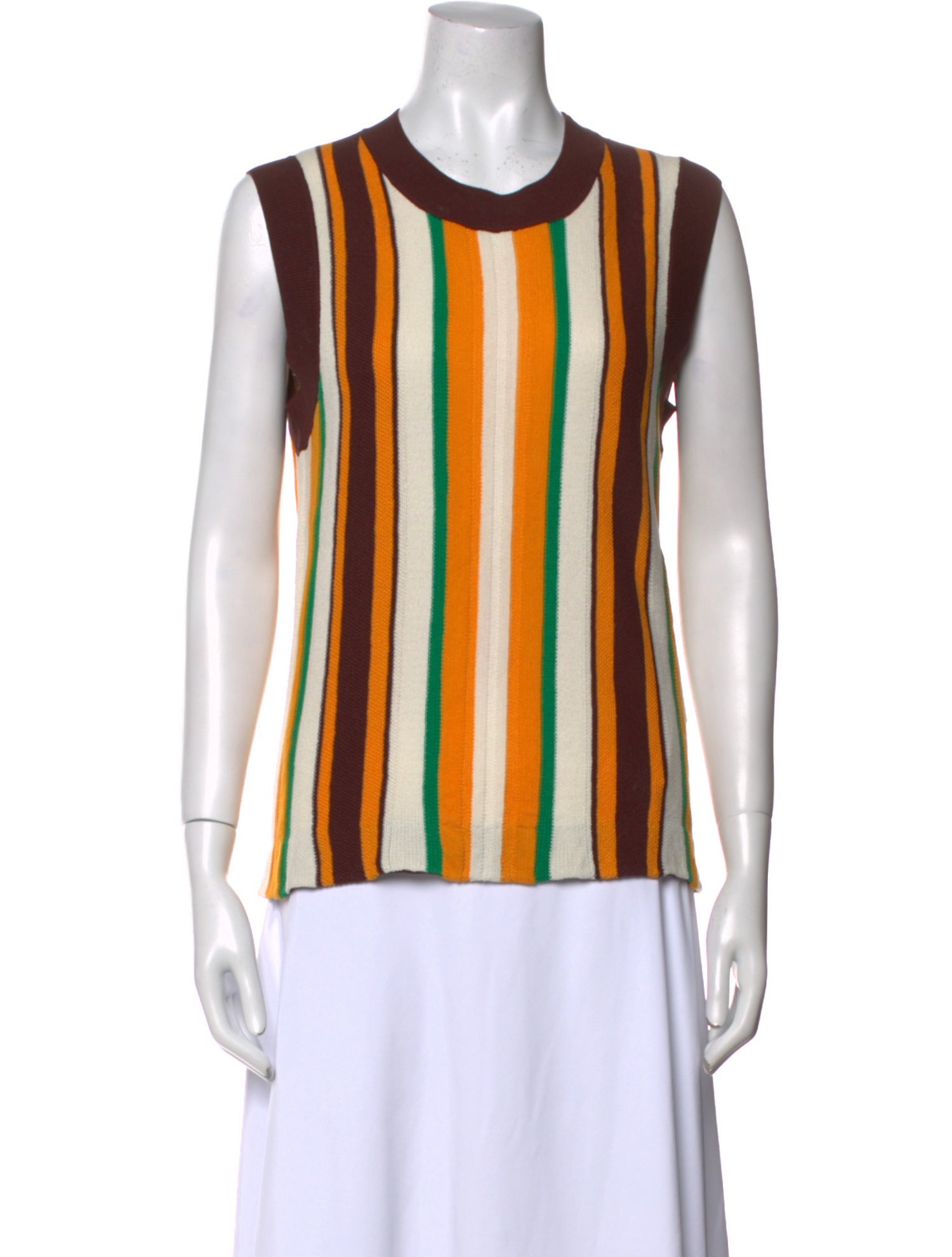 Wales Bonner Silk Striped Top w/ Tags