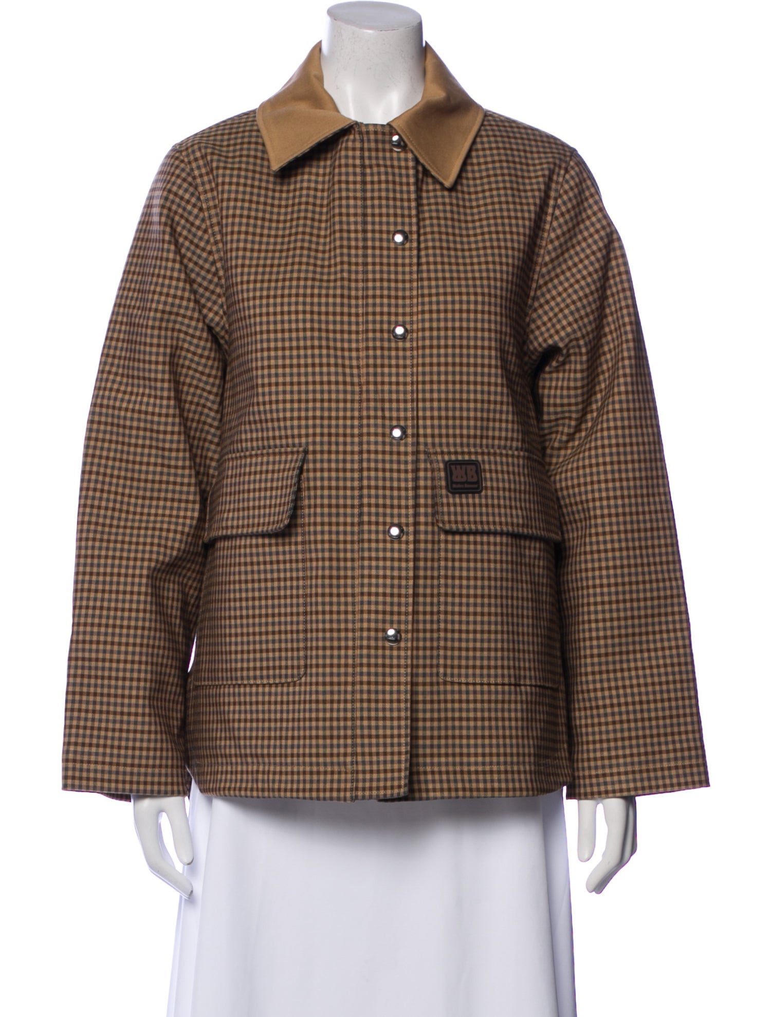 Wales Bonner Plaid Print Blazer w/ Tags