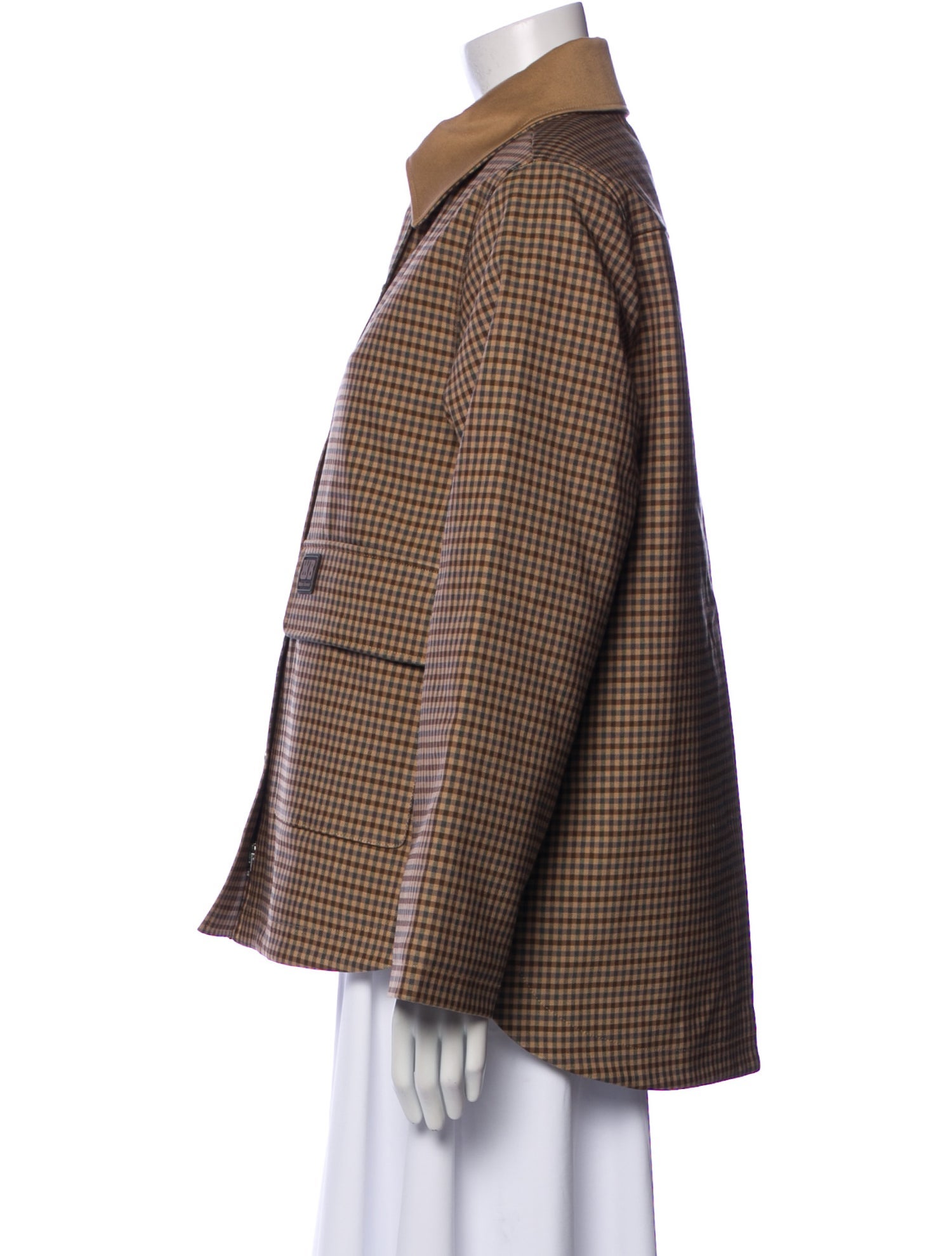 Wales Bonner Plaid Print Blazer w/ Tags