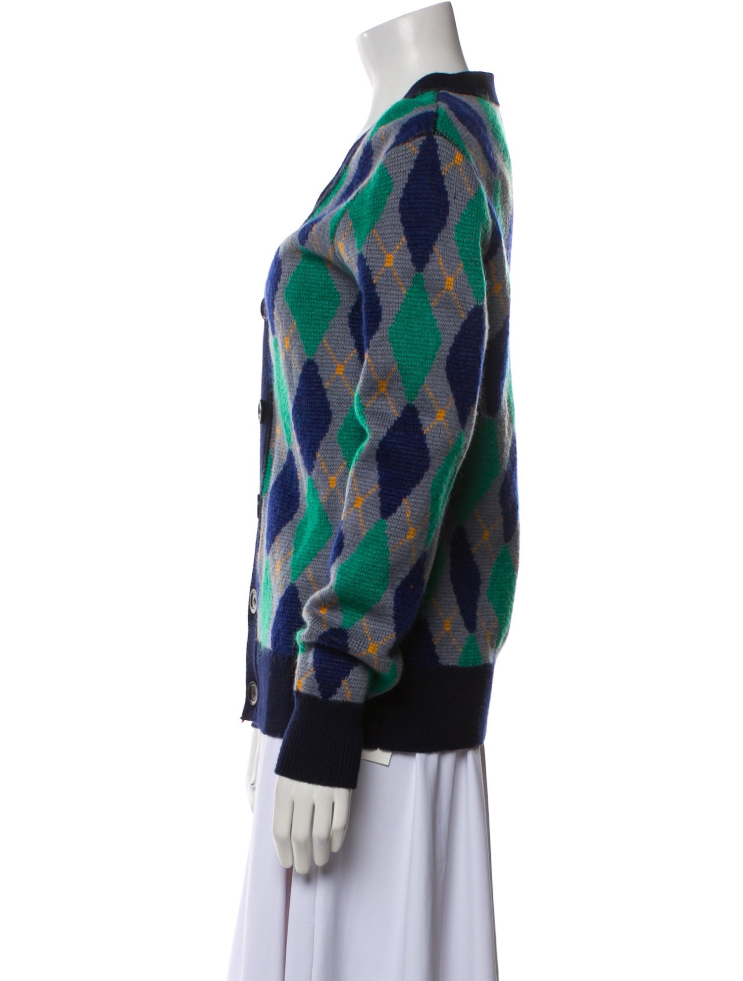 Wales Bonner Wool Printed Evening Jacket