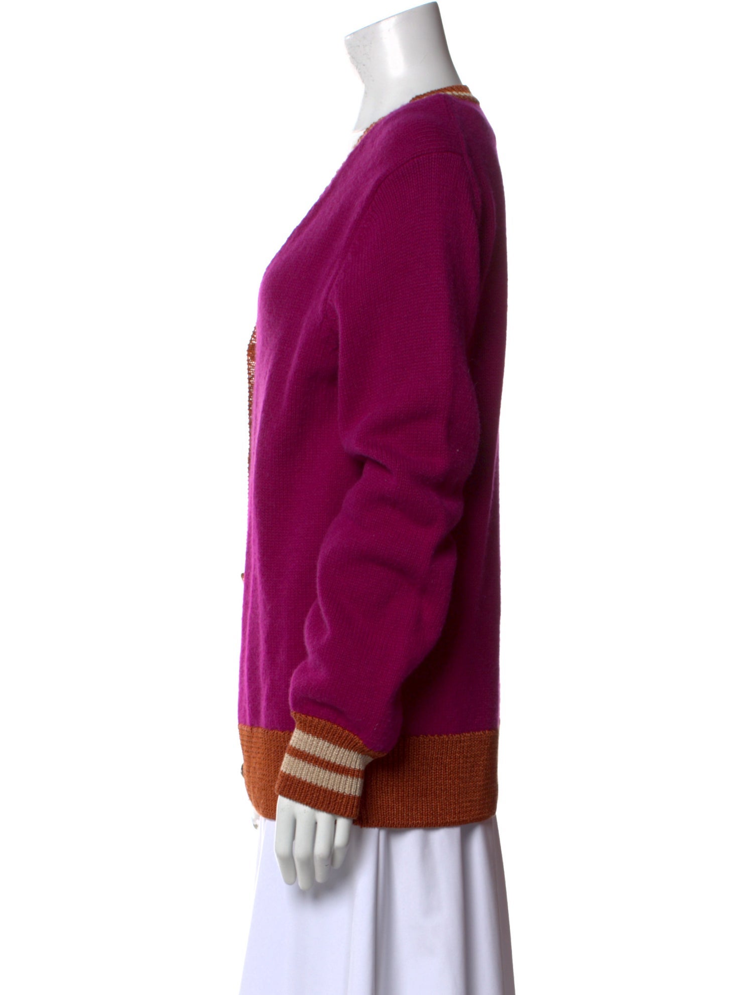 Wales Bonner Alpaca V-Neck Sweater