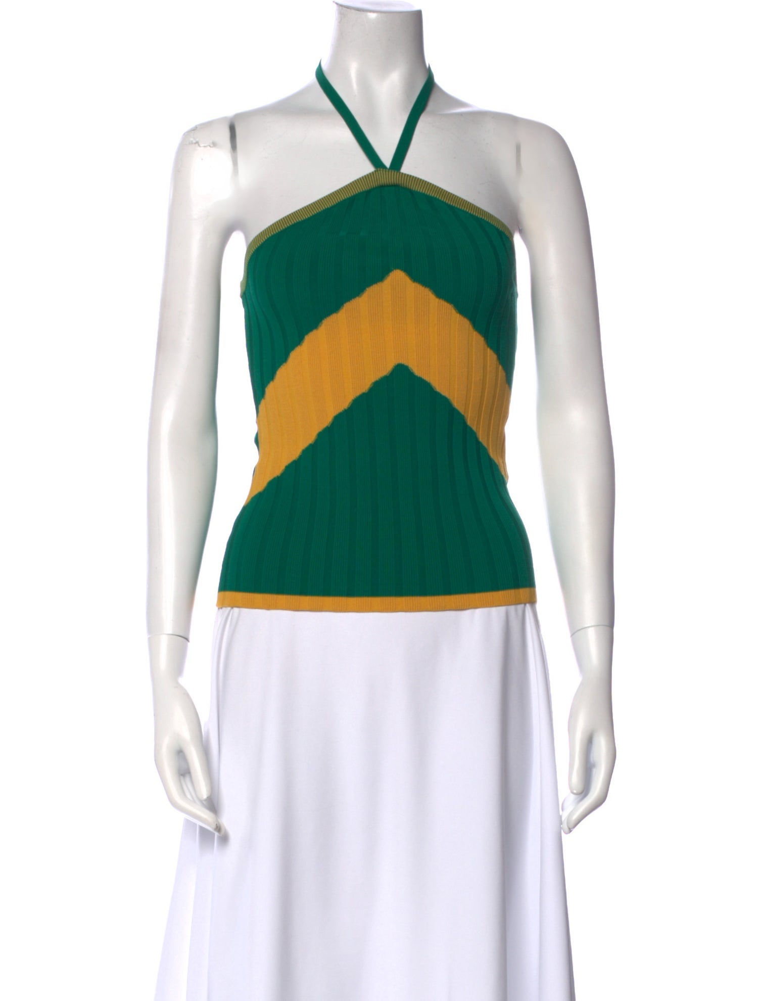 Wales Bonner Striped Halterneck Top