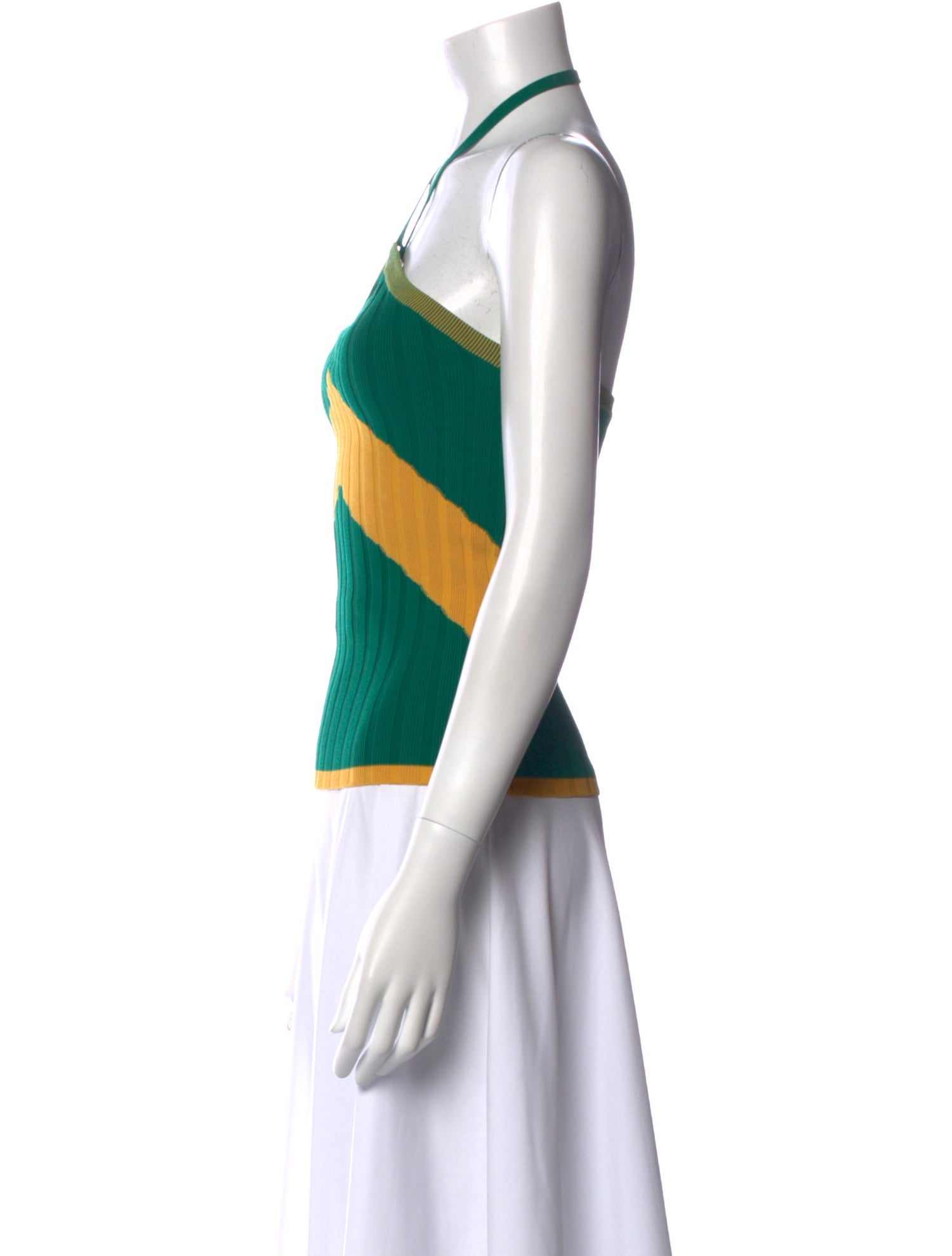 Wales Bonner Striped Halterneck Top