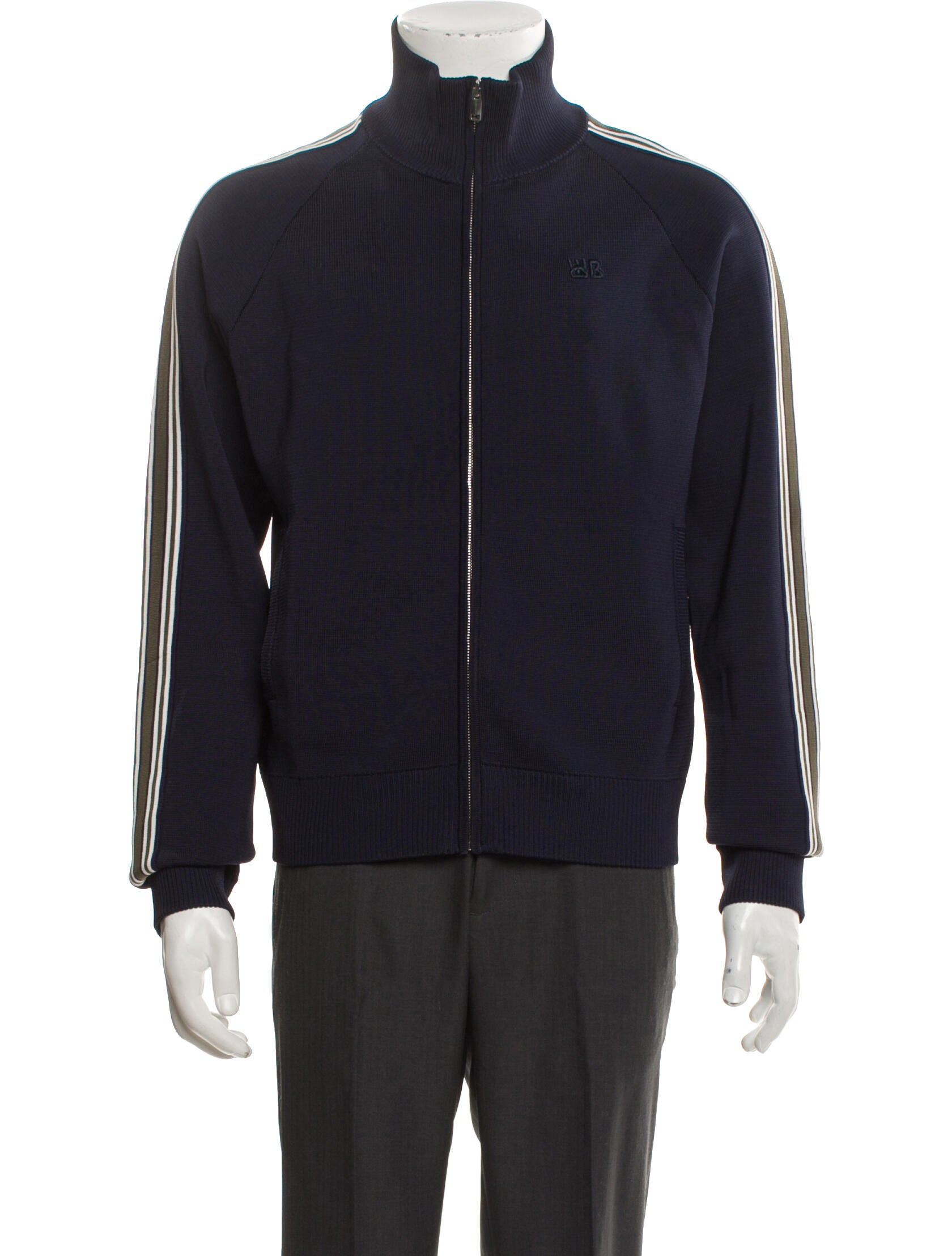 Wales Bonner Striped Bomber Jacket w/ Tags