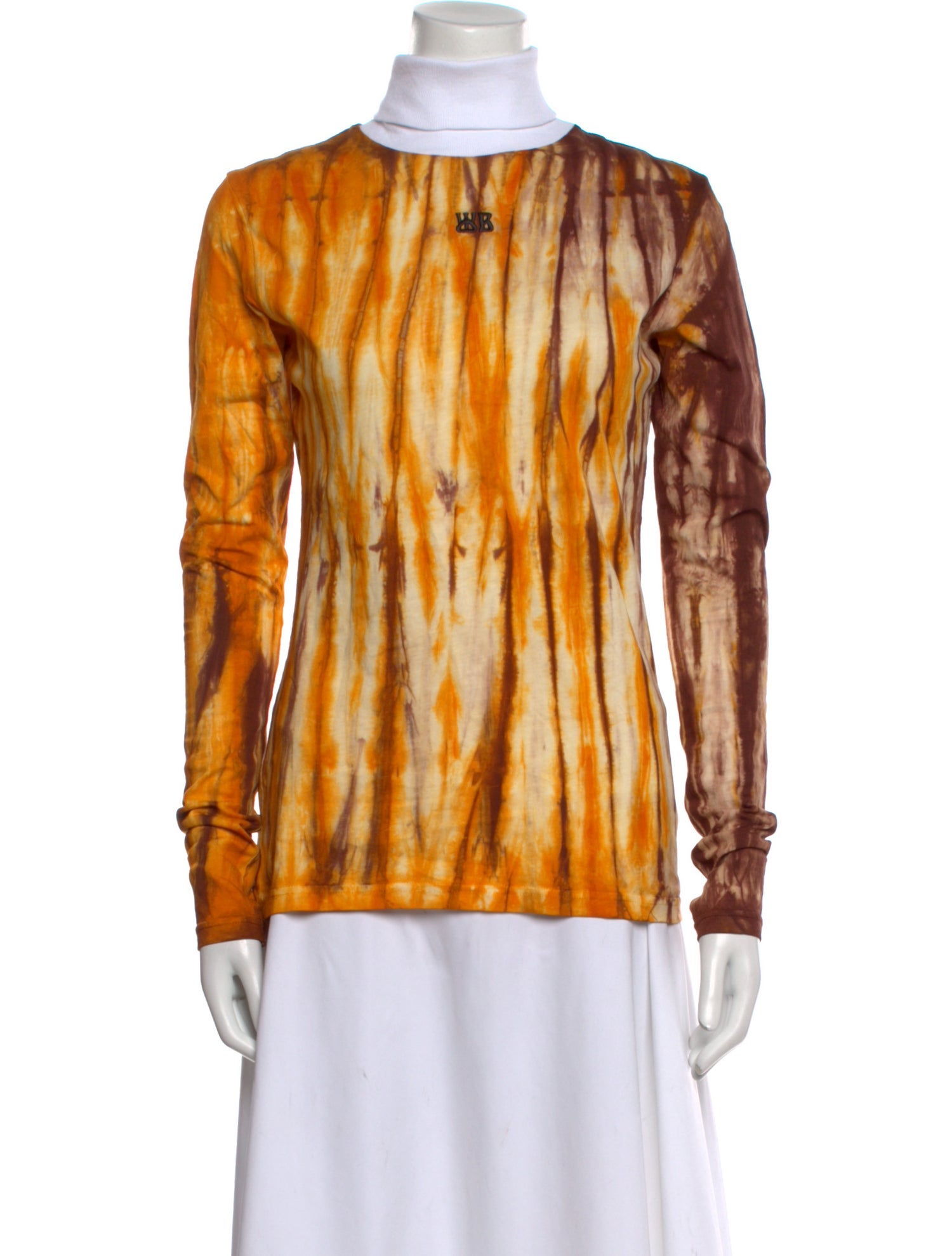 Wales Bonner Printed Mock Neck Blouse w/ Tags