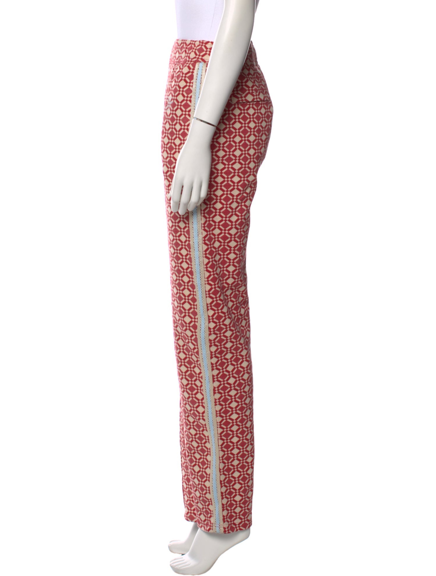 Wales Bonner Printed Wide Leg Pants w/ Tags