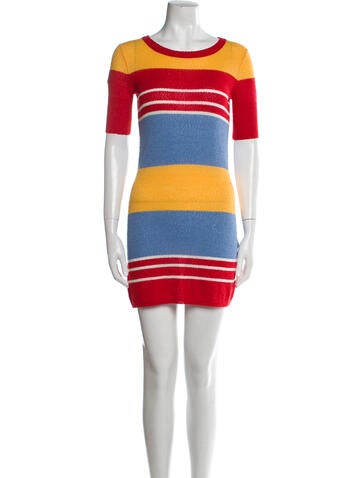 LHD Dresses Striped Mini Dress S