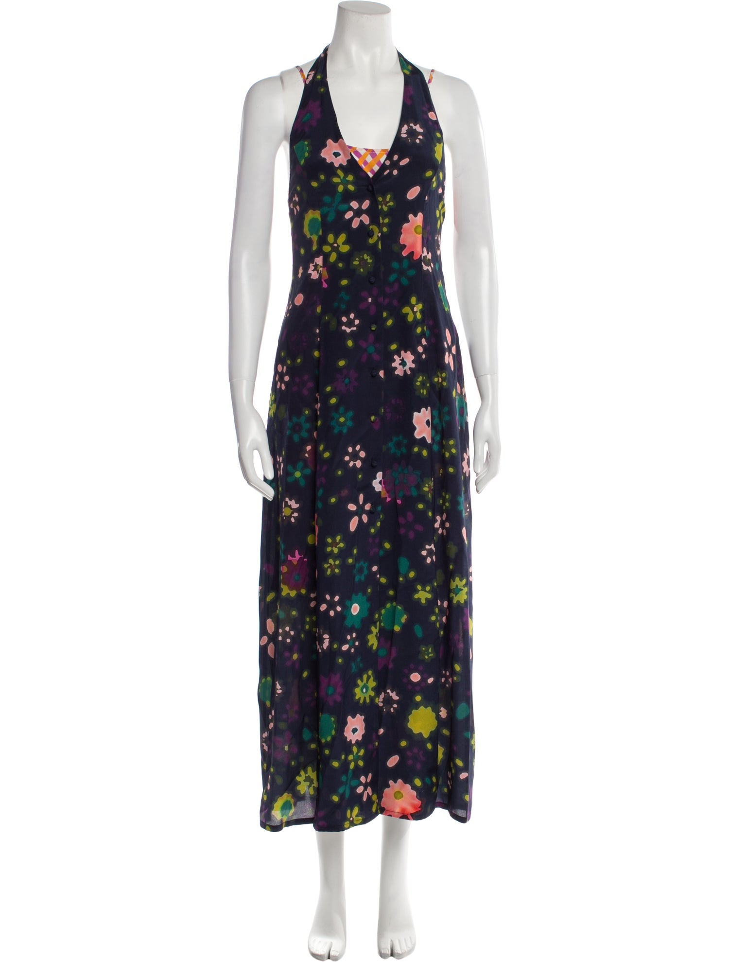 LHD Silk Long Dress w/ Tags