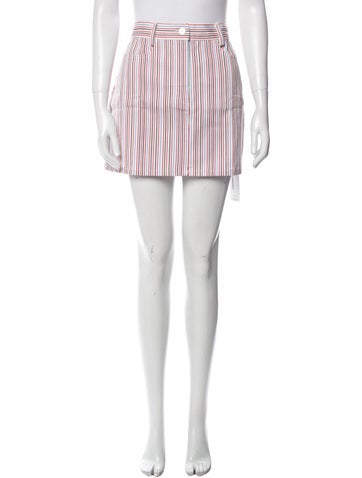 LHD Skirts Striped Mini Skirt US 2 | XS