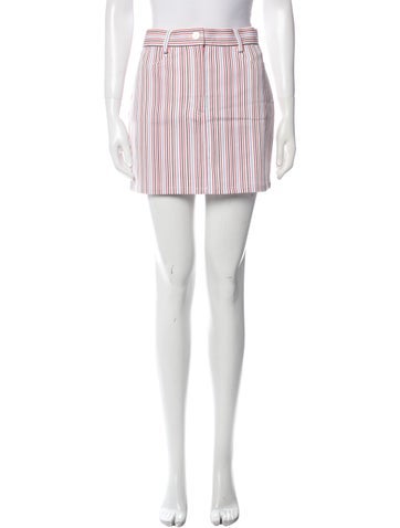 LHD Skirts Striped Mini Skirt US 2 | XS