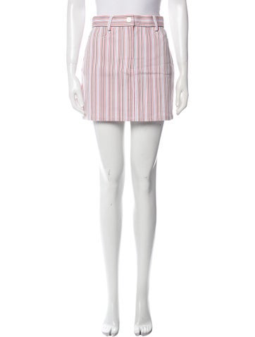 LHD Skirts Striped Mini Skirt US 2 | XS