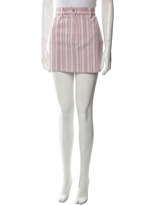 LHD Striped Mini Skirt