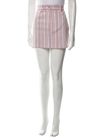 LHD Skirts Striped Mini Skirt US 2 | XS