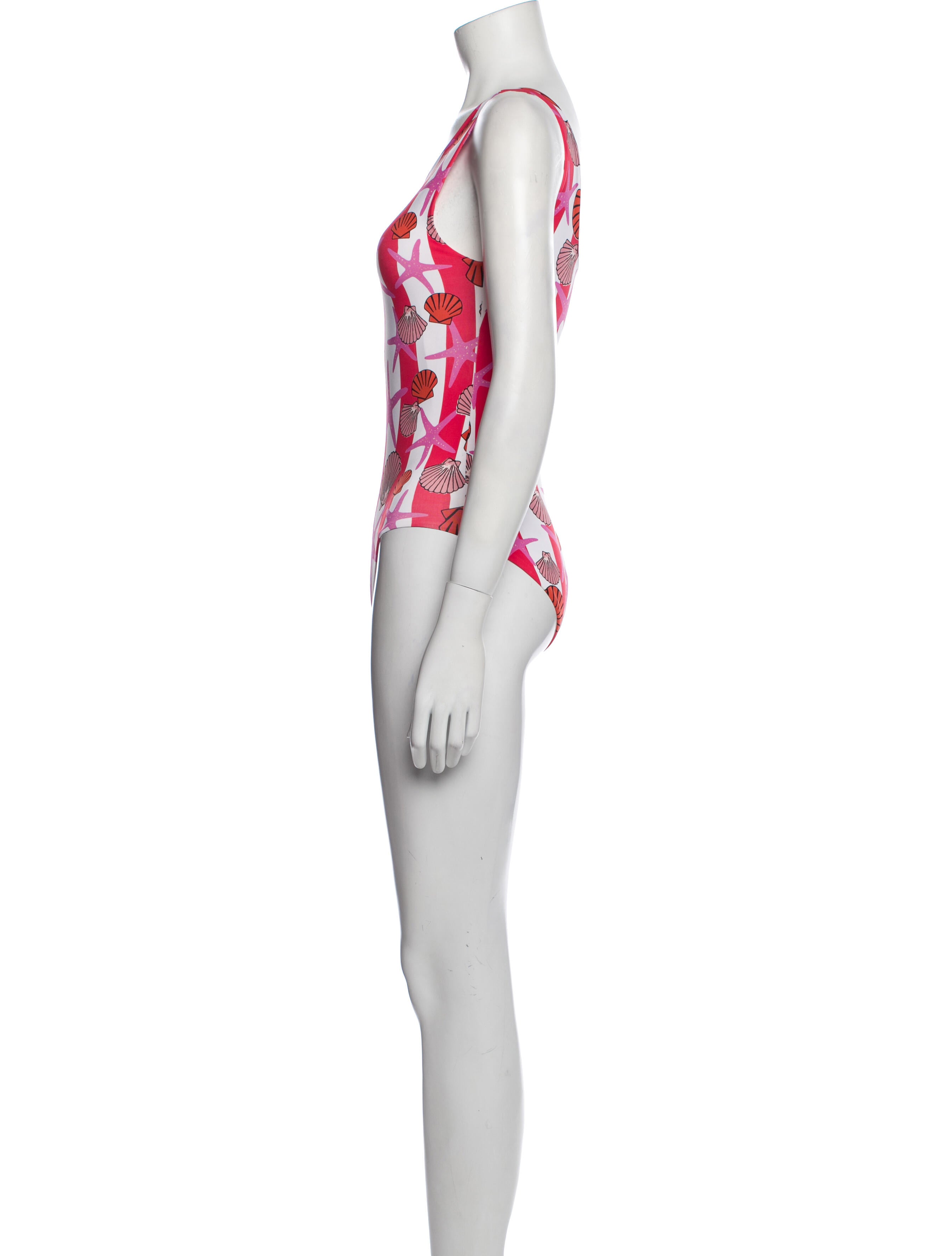 LHD Floral Print Scoop Neck Bodysuit w/ Tags