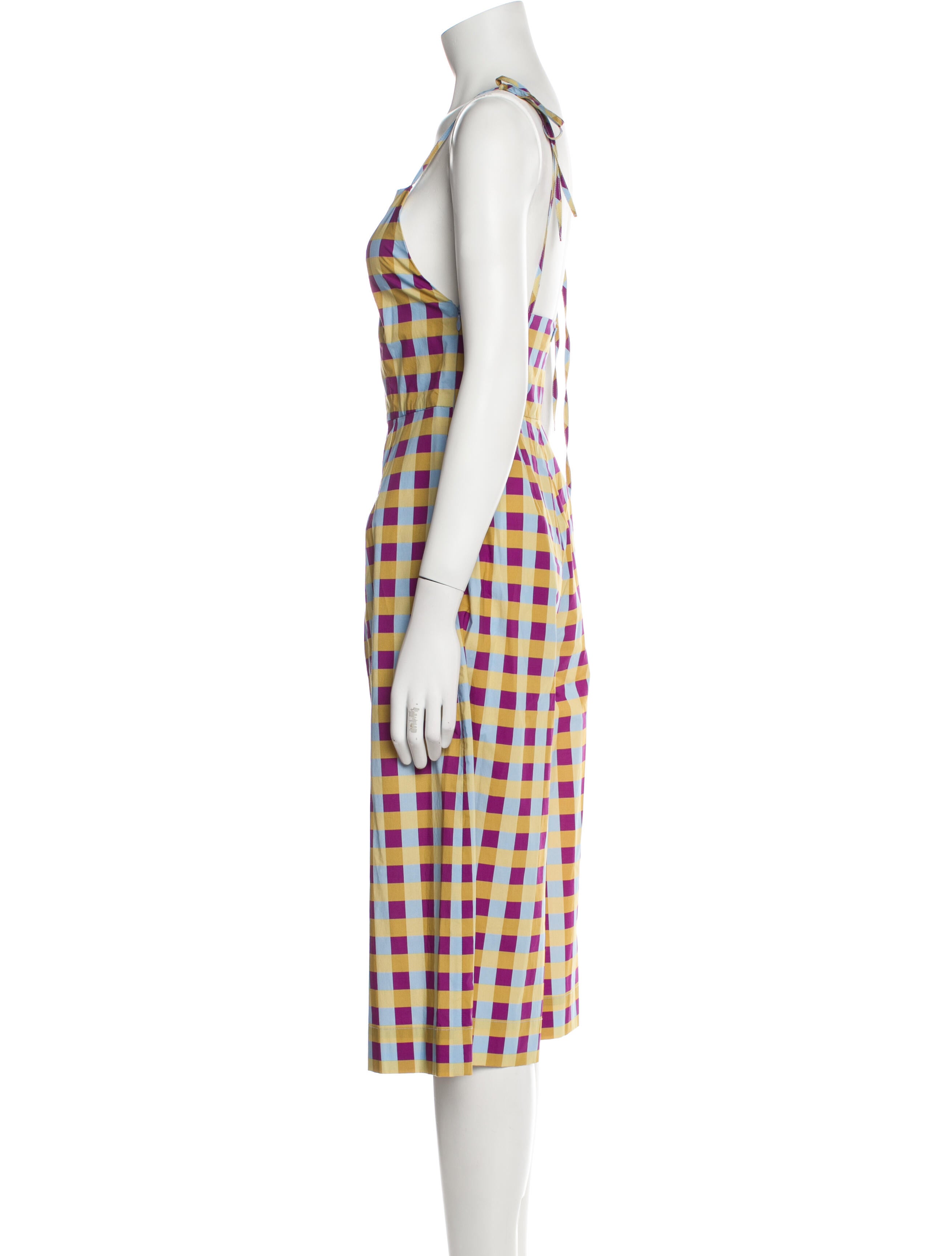 LHD Printed Square Neckline Jumpsuit w/ Tags