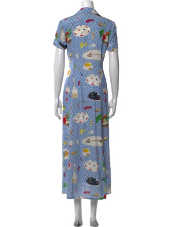 LHD Silk Long Dress