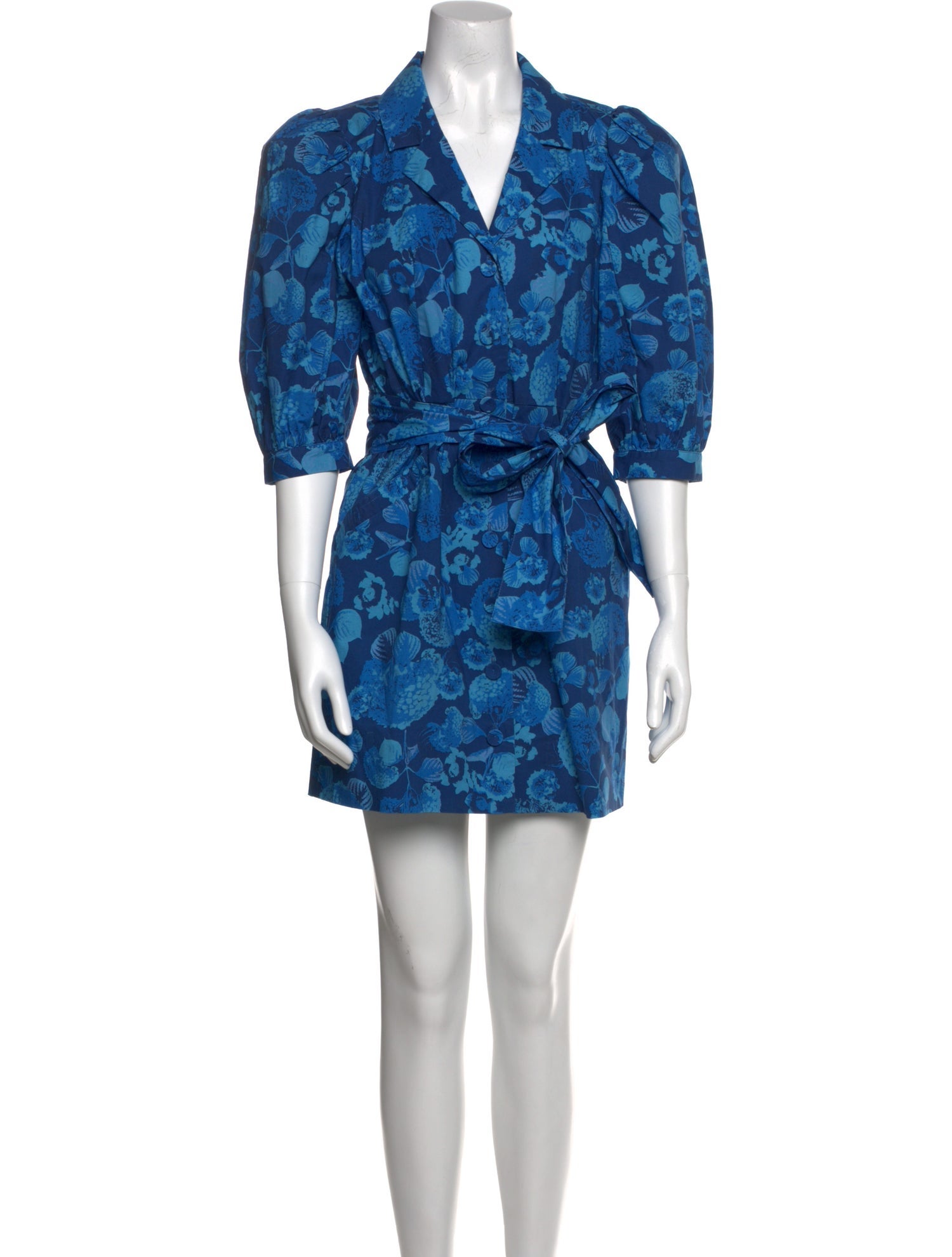 LHD Floral Print Mini Dress