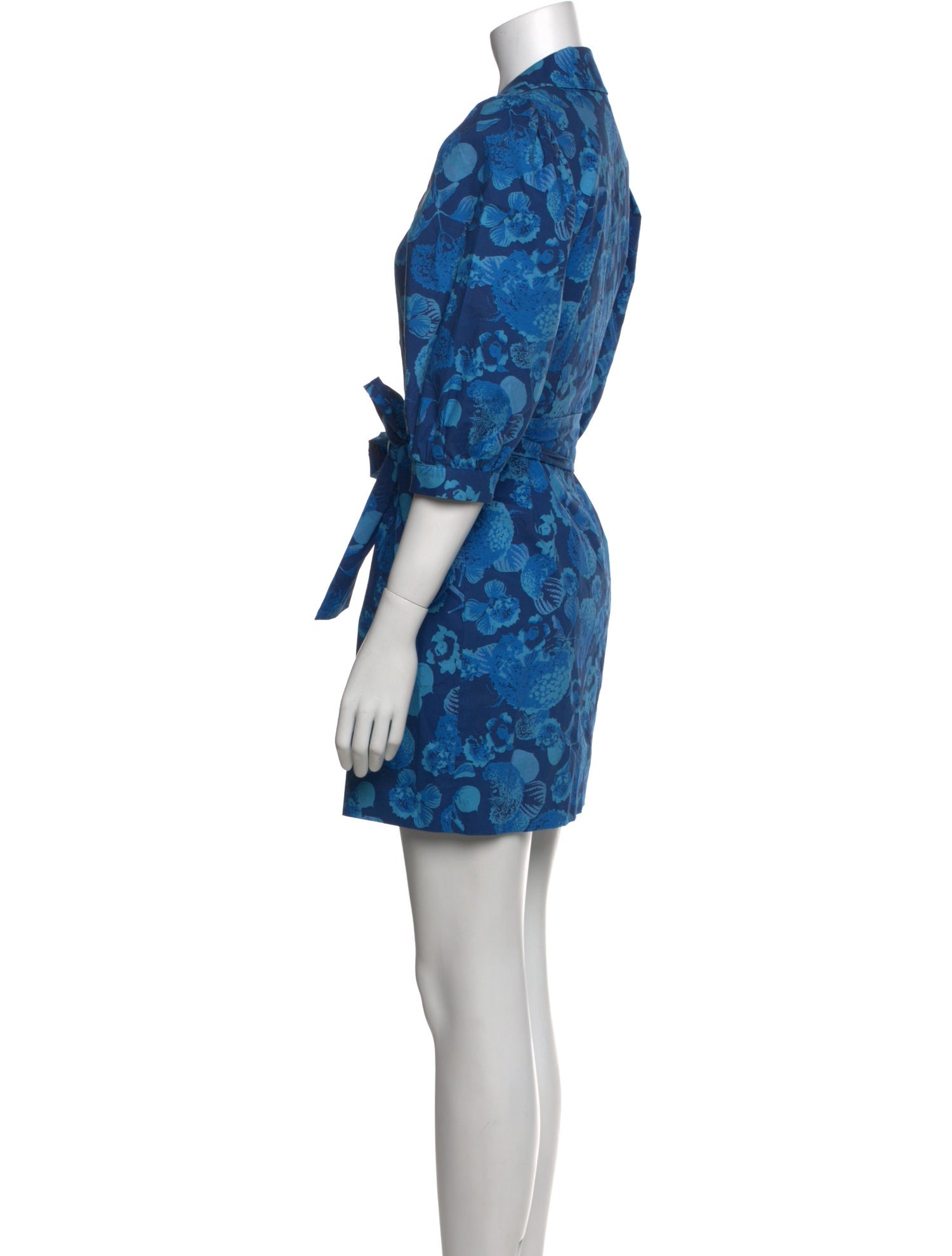 LHD Floral Print Mini Dress